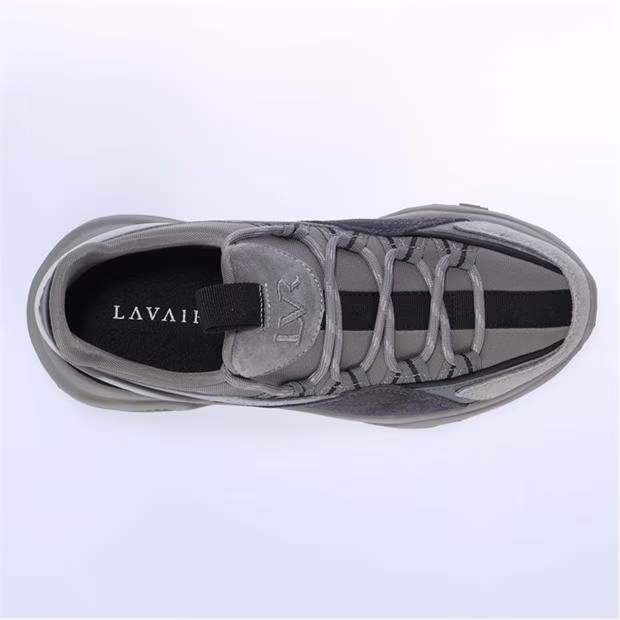 Lavair Creator Mens Chunky Trainers Grey Designer UK 6/EU 40