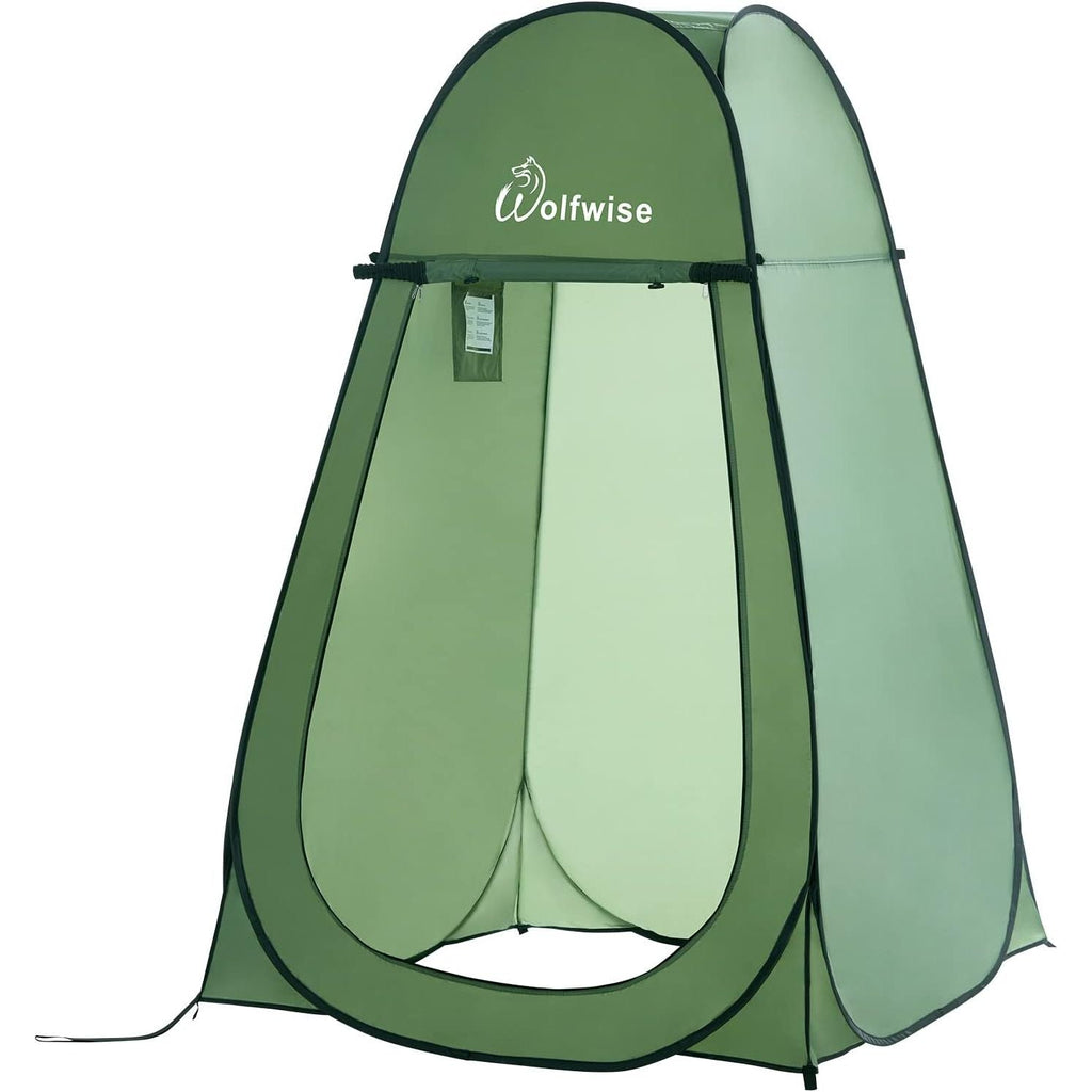 Pop Up Camping Toilet Shower Tent Waterproof Privacy Portable Room WolfWise