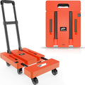 Folding Sack Truck Hand Trolley 230kg 6 Wheel Dolly Luggage Cart Bungee SOLEJAZZ