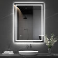Bathroom Mirror LED Lights 600x800mm Wall Mounted Demister Dripex
