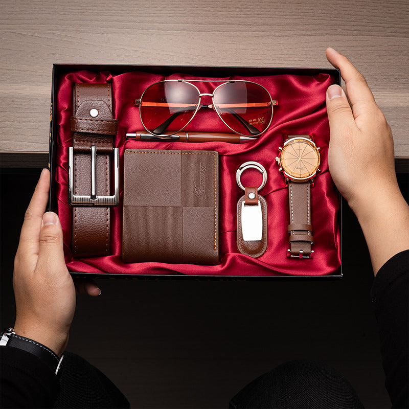 Men's Gift Set - Belt and Wallet Gift Box for Boyfriend, Christmas or Valentine's Day