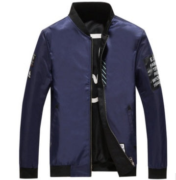 Men's Reversible Flight Jacket - Autumn and Winter Two-Sided Coat