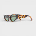 Memphis Havana Cat Eye Sunglasses Brown