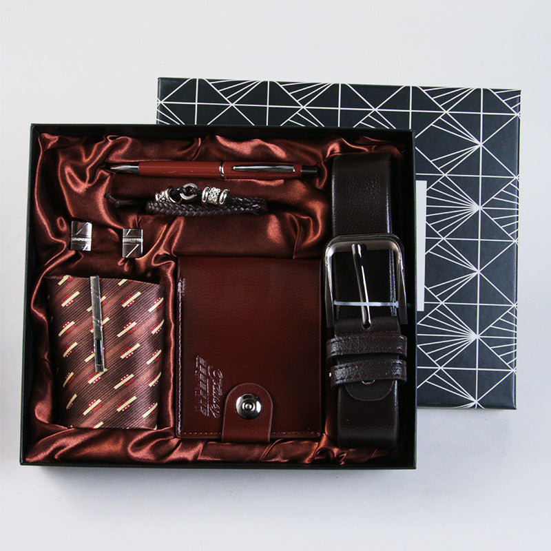 Men's Gift Set - Belt and Wallet Gift Box for Boyfriend, Christmas or Valentine's Day