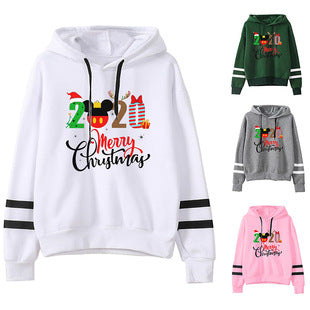 AliExpress eba/wish cross-border best selling Christmas Merry Christmas printed crew neck vests for autumn and winter