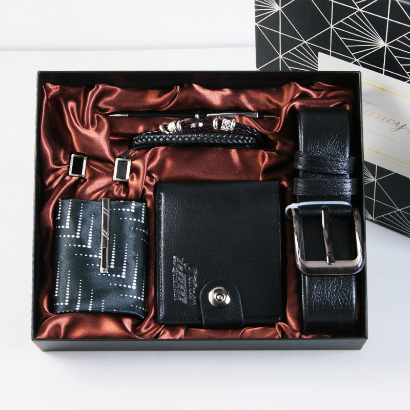 Men's Gift Set - Belt and Wallet Gift Box for Boyfriend, Christmas or Valentine's Day