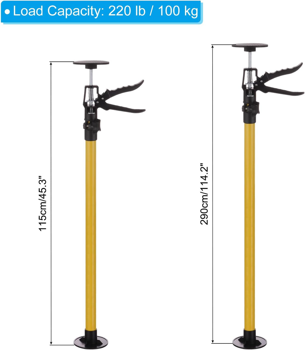 Telescopic Support Pole 45.3-114.2in 70KG Cabinet Jack 3rd Hand PATIKIL