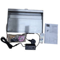 Pool Water Blade Waterfall Fountain LED Light Stainless Steel Garden Spa Wall