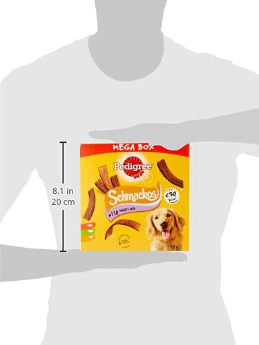 Pedigree Schmackos Mega Pack 110/112 Strips Snacks, Dog Treat Multipack with Beef, Lamb and Poultry Flavours