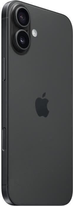 Apple iPhone 16, 128GB, Black (Renewed)