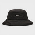 Logo Bucket Hat Black White