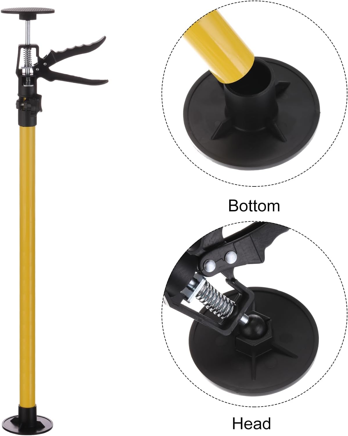 Telescopic Support Pole 45.3-114.2in 70KG Cabinet Jack 3rd Hand PATIKIL