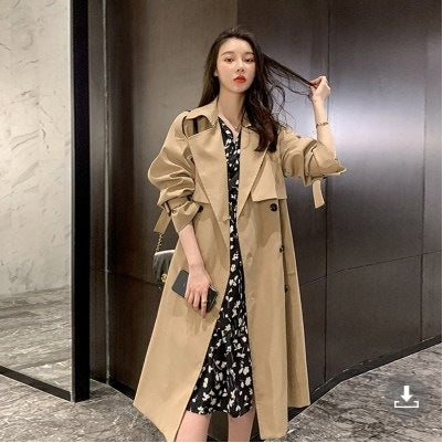 Women's Short Trench Coat - Early Spring and Autumn Jacket
