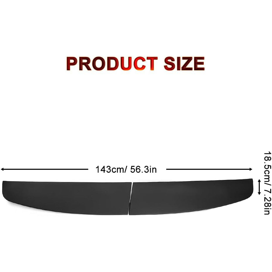 Ford Transit Custom Rear Roof Spoiler 2013-2020 Black Tailgate Wing GEARZAAR