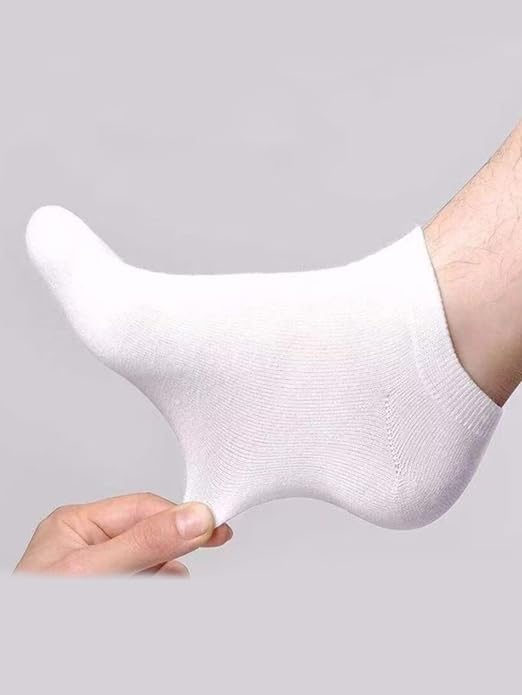 5 PCS Men's Breathable Socks, Lightweight Knit Casual Crew Socks US Size 6-10