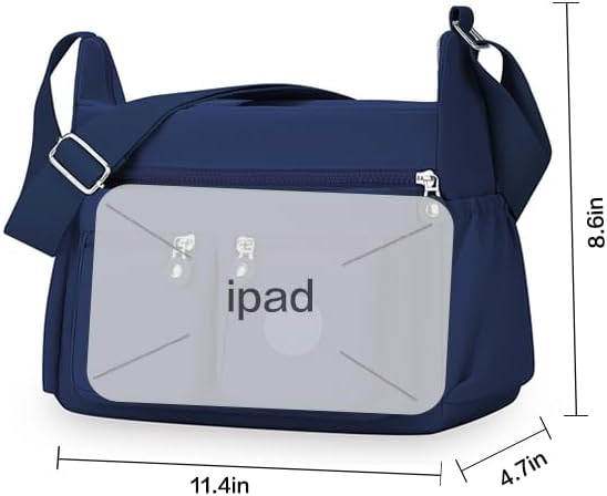Crossbody Bags for Women Shoulder Handbag Roomy Multiple Pockets Bag Ladies Crossbody