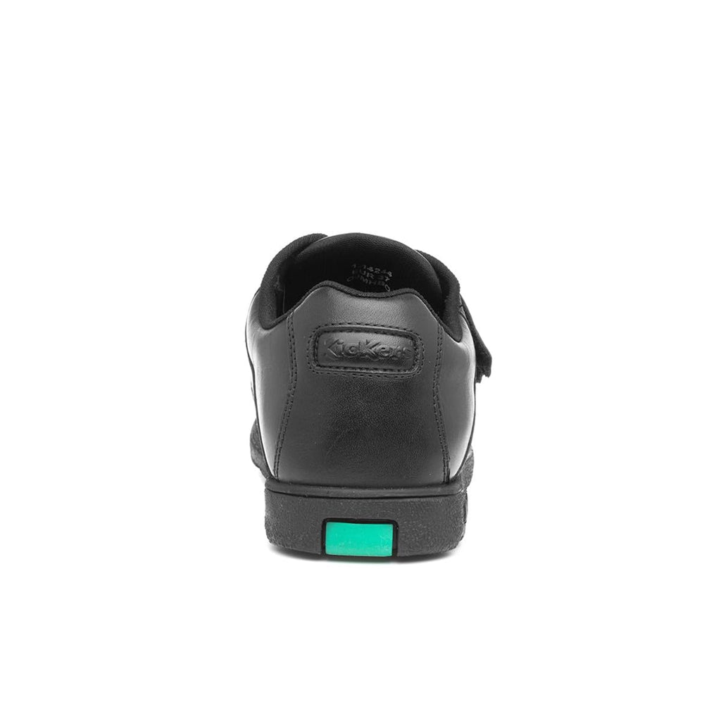 Kickers Fragma Boys Lace Up School Shoe in Black
