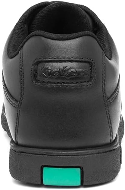 Kickers Fragma Boys Lace Up School Shoe in Black