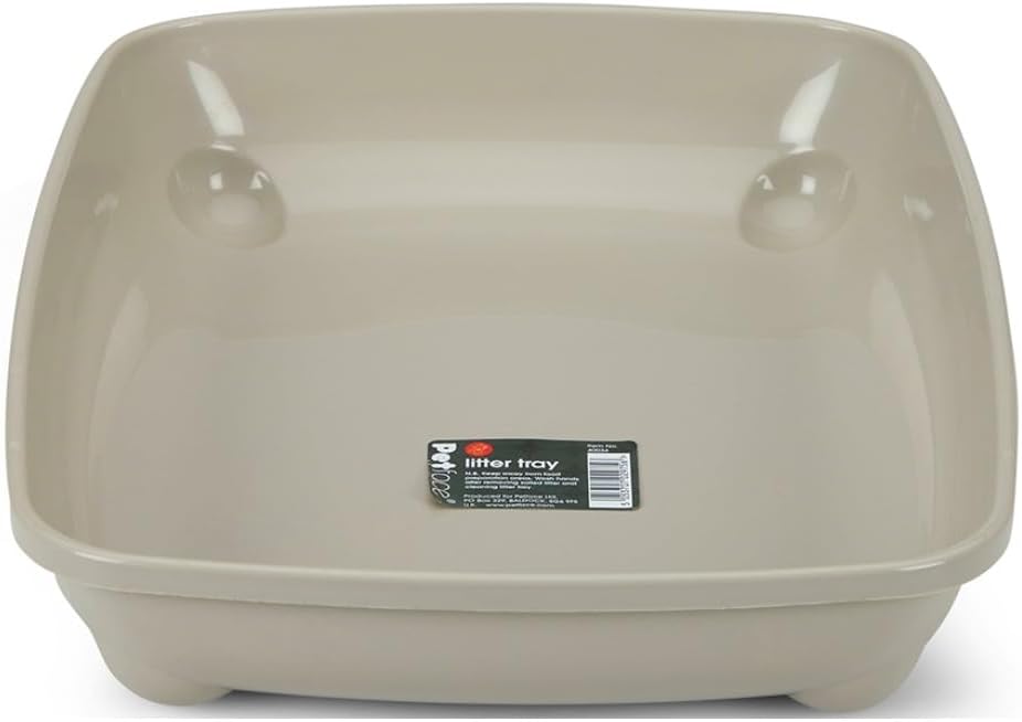 Petface Cat Litter Tray, Shallow Sides, 37 cm (Pack of 1)