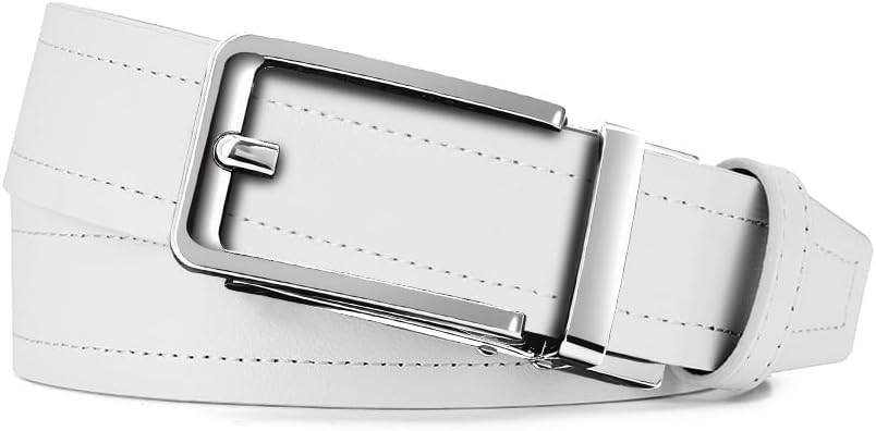 Mens Dress Belt - Ratchet Belt Leather 1 1/4" Comfort Click - Perfect Companion to Mens Dress Shoes