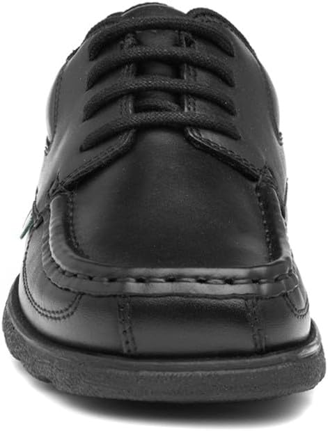 Kickers Fragma Boys Lace Up School Shoe in Black