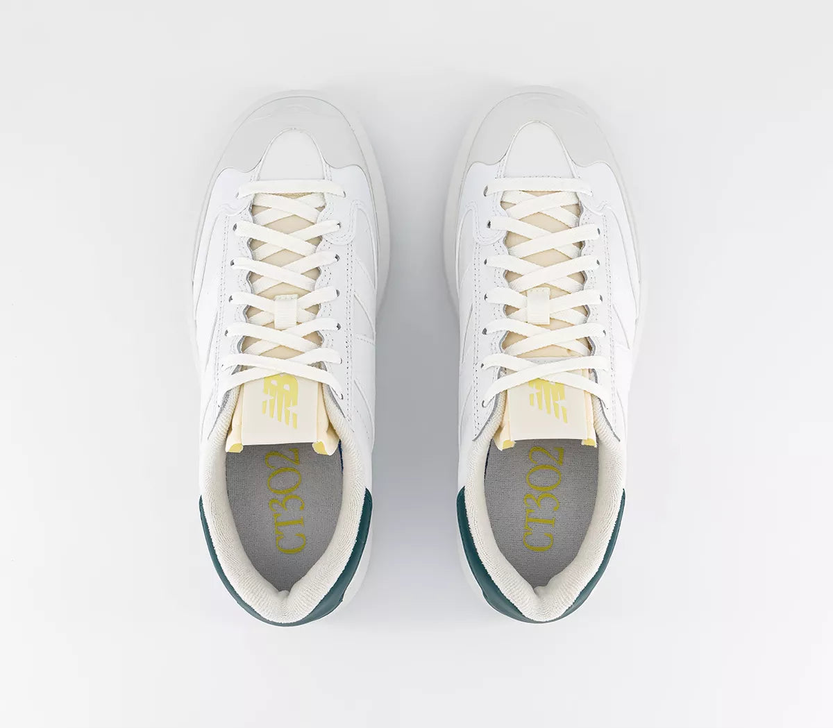 New Balance CT302 Womens Trainers Off White Green Sneakers Shoes UK 4.5 EU 37.5