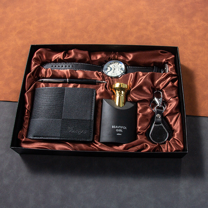 Men's Gift Set - Belt and Wallet Gift Box for Boyfriend, Christmas or Valentine's Day