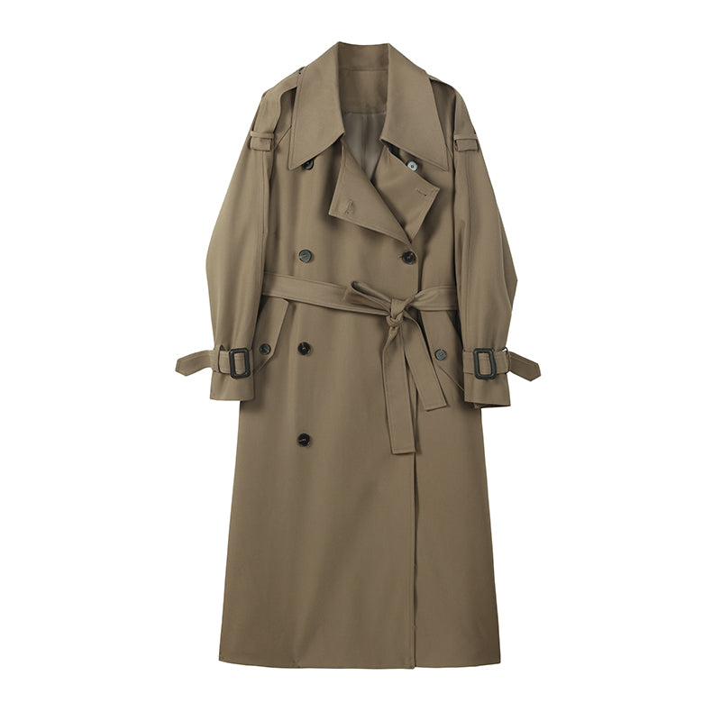 Spring And Autumn New Long Sleeve Trench Coat Women
