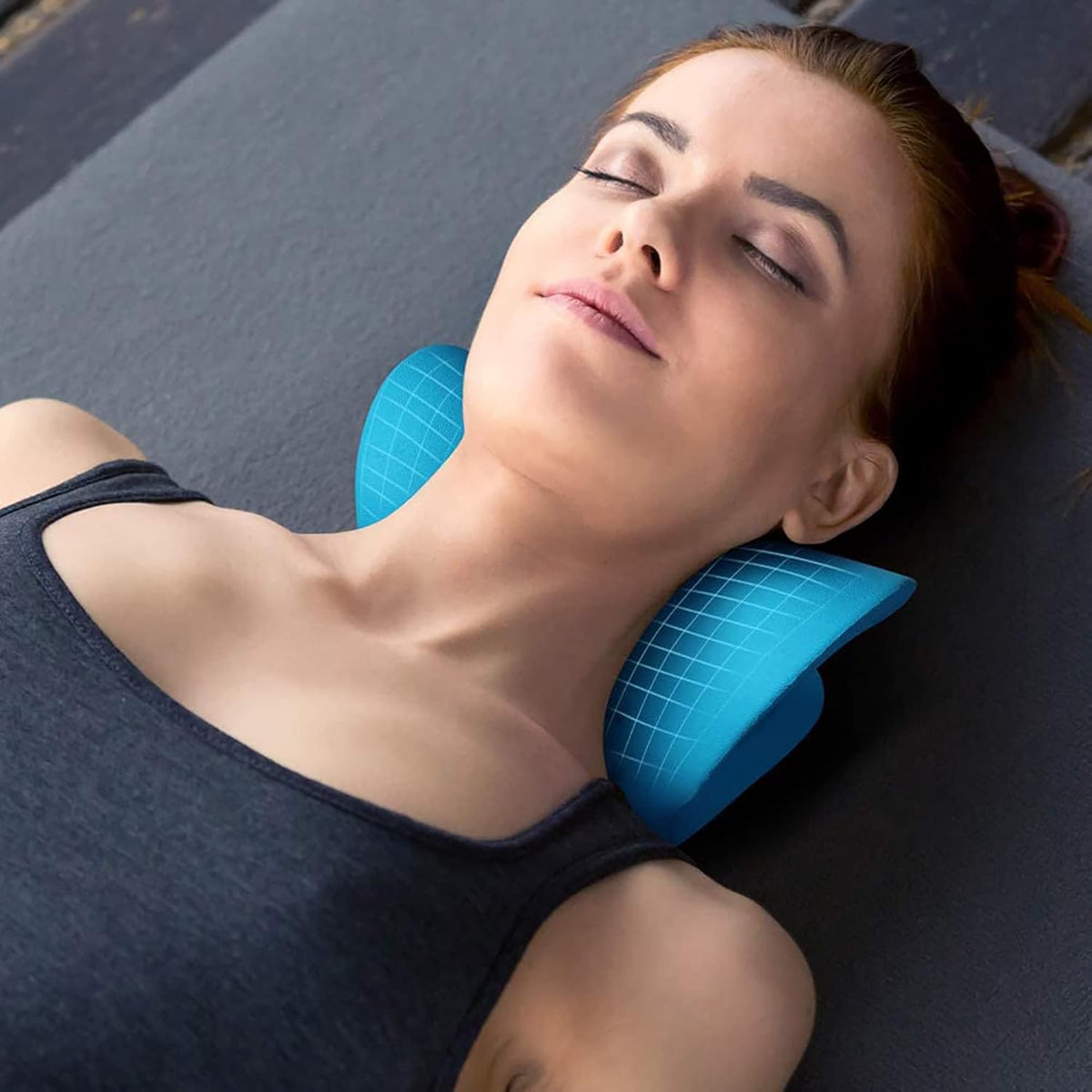 Neck and Shoulder Relaxer Cervical Traction Pillow Memory Foam RESTCLOUD
