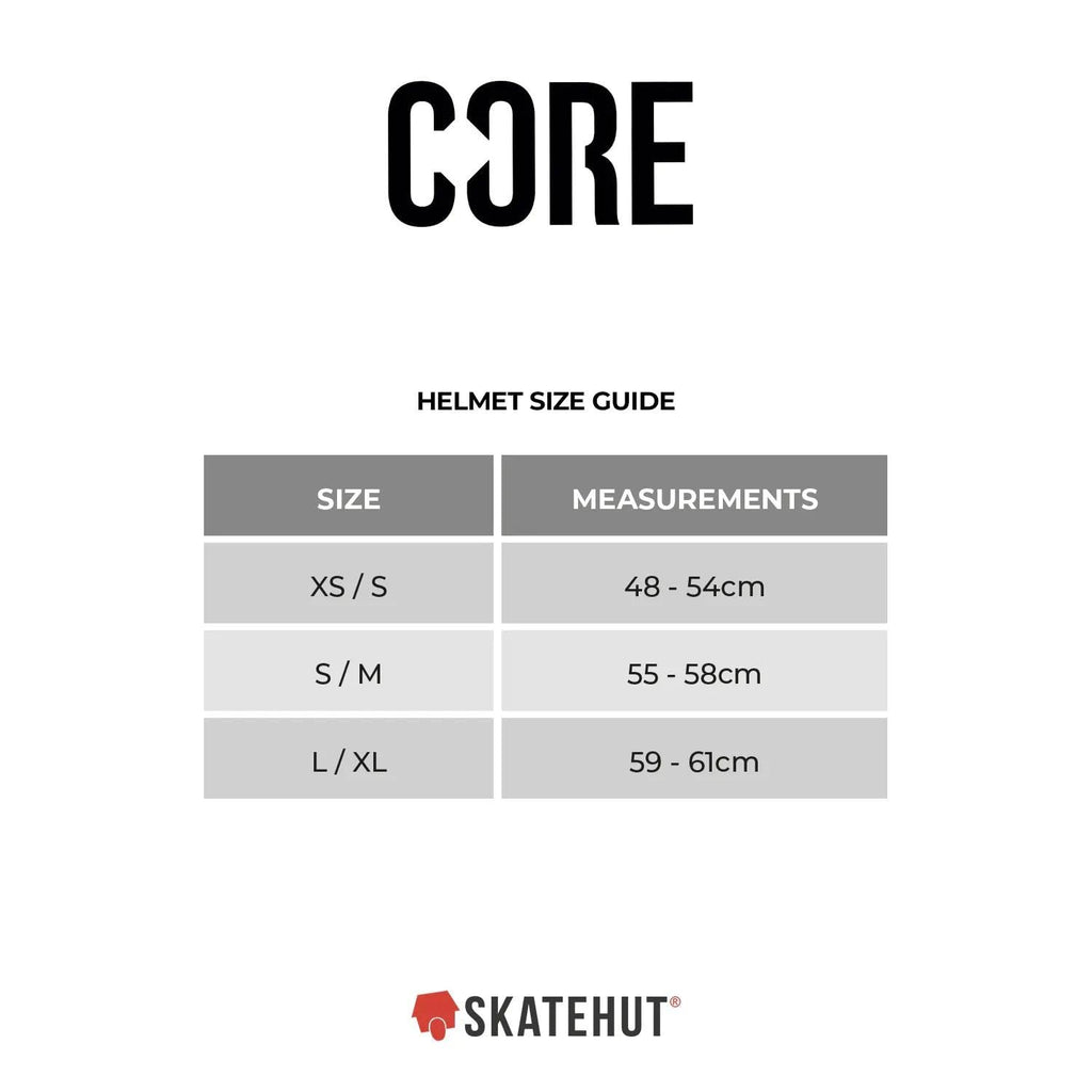 CORE Protection Helmet Skate/BMX/Bike/MTB/Roller Derby/Scooter