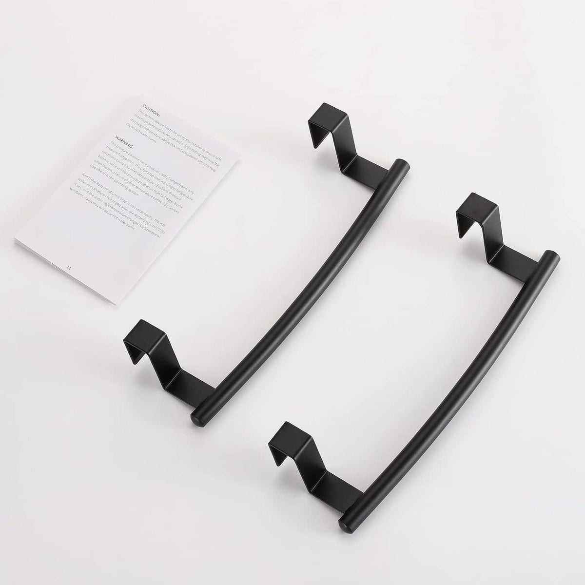 Over Door Towel Rail Set of 2 Kitchen Cabinet Towel Bar Bathroom No Drill