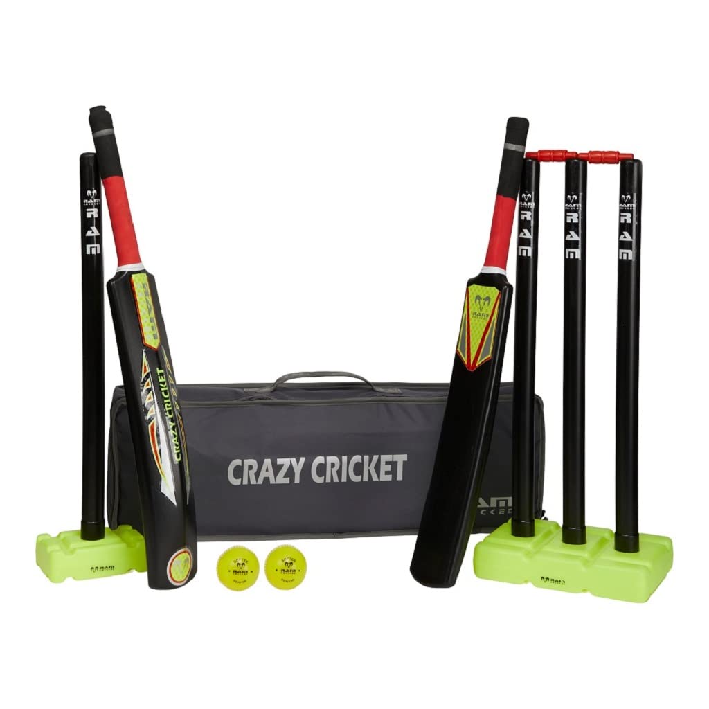 Ram Cricket - Crazy Cricket Set - Age 9 yrs - Adult - Pro balanced design