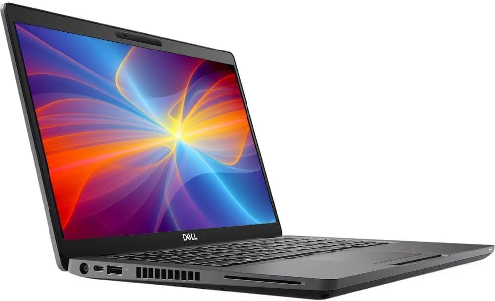 Dell Latitude 5400 14.0" Laptop, Intel i5-8365U, 16GB Ram, 512GB SSD, Windows 11 Pro, Black (Renewed)
