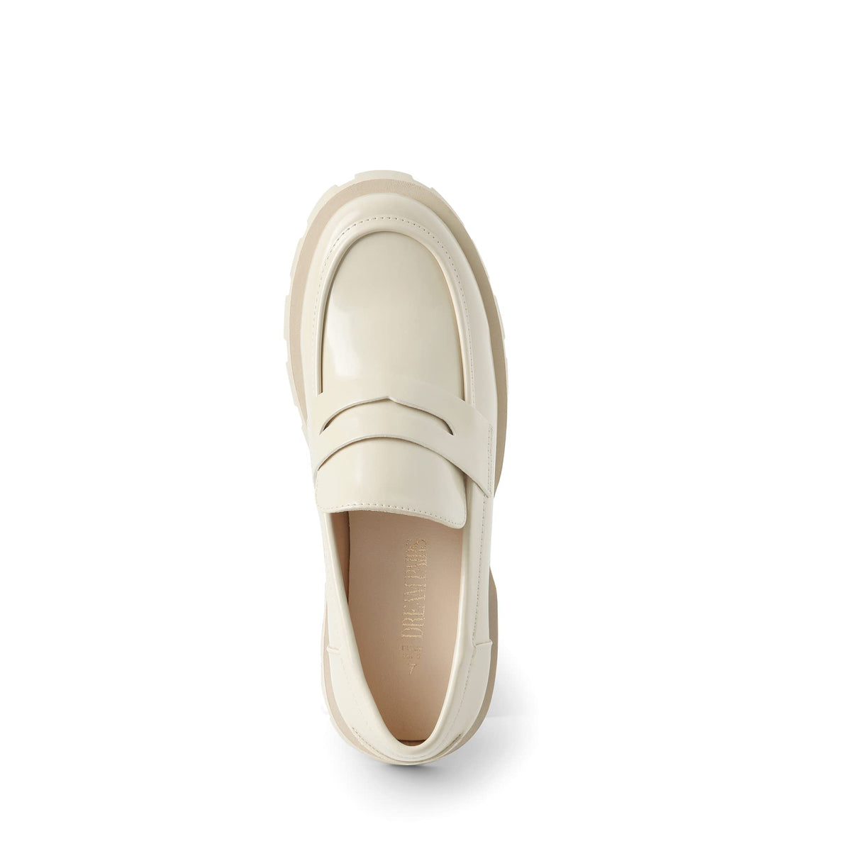 DREAM PAIRS Women's Loafers Lug Sole Slip On