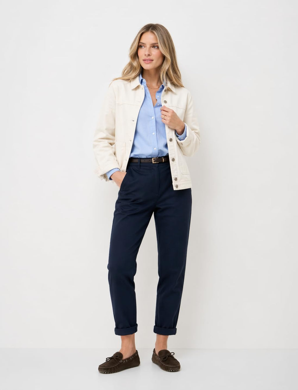 UC Ex High Street Brand Summer Denim Jackets Women, Ladies Button Up Jean Jacket