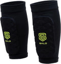 Kids Shin Pad Sleeves Ages 3-14, Ultra Light Protective Football Built-in Shin Guard Sleeves for Children Boys & Girls