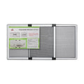 Adjustable Window Screen 50x70-132cm Aluminum Anti Mosquito Mesh White Flyzzz