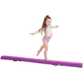 Balance Beam Gymnastics Kids 240cm Folding Foam Purple Training TINY TUMBLERS