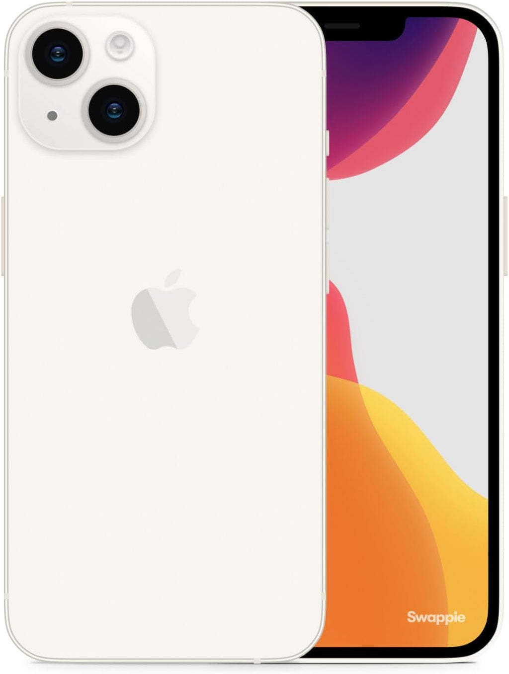 Apple iPhone 14, 128GB, Starlight (Renewed)