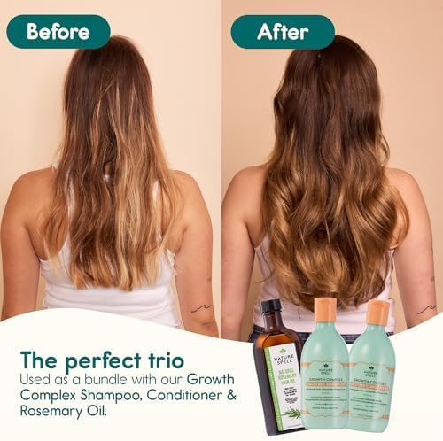 Nature Spell Rosemary Oil for Hair Growth with Root Comb Applicator, 150ml