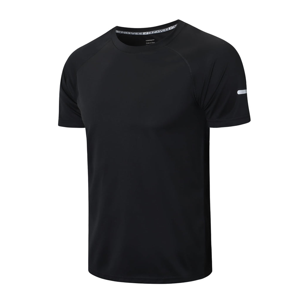 Gaiatiger 1/3 Pack Mens T-Shirts Quick Dry Short Sleeve Tops Running Shirts