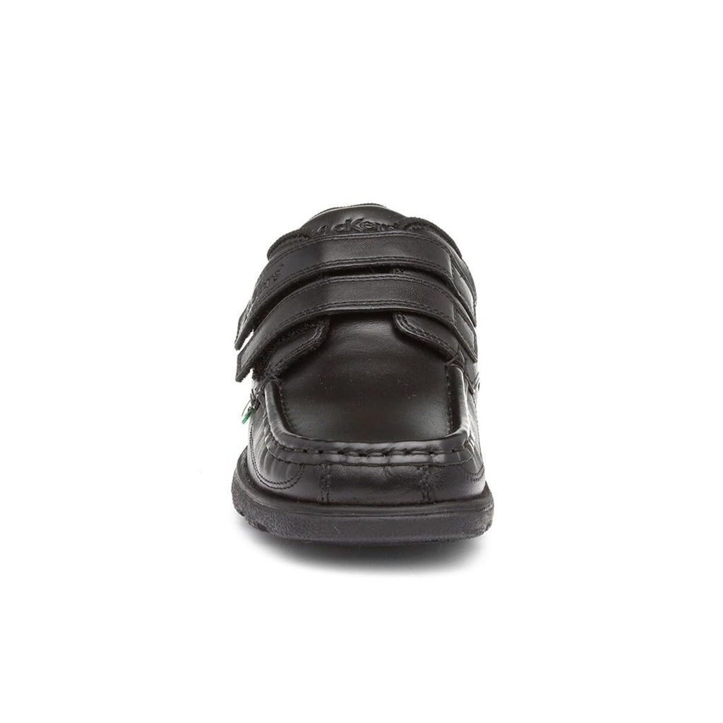 Kickers Fragma Boys Lace Up School Shoe in Black