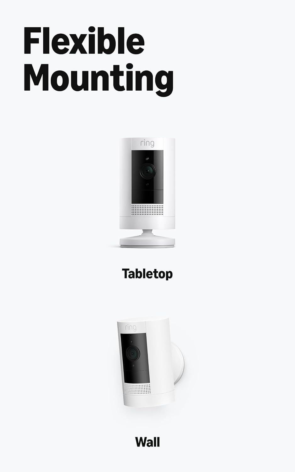 Ring Outdoor Camera Battery (Stick Up Cam) | Wireless HD Video Security Camera | Easy to Install | Alternative to CCTV system