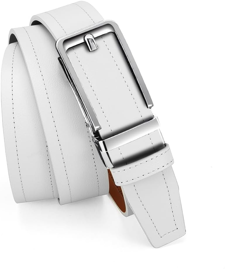 Mens Dress Belt - Ratchet Belt Leather 1 1/4" Comfort Click - Perfect Companion to Mens Dress Shoes