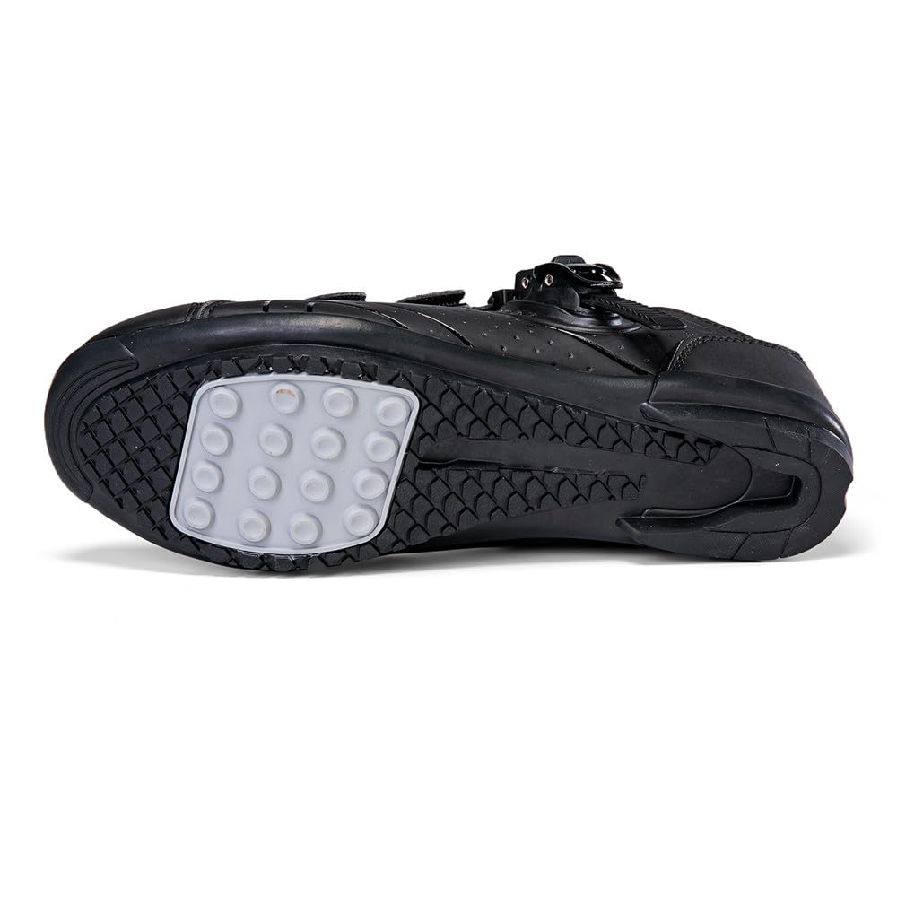 Hixingo Cycling Shoes Flat Mens Womens MTB Bicycle Shoes, Road Bike Anti-Slip Rubber Sole Sneaker Breathable Mountain Bike Shoe Compatible No Cleat, 3.5 to 12 UK