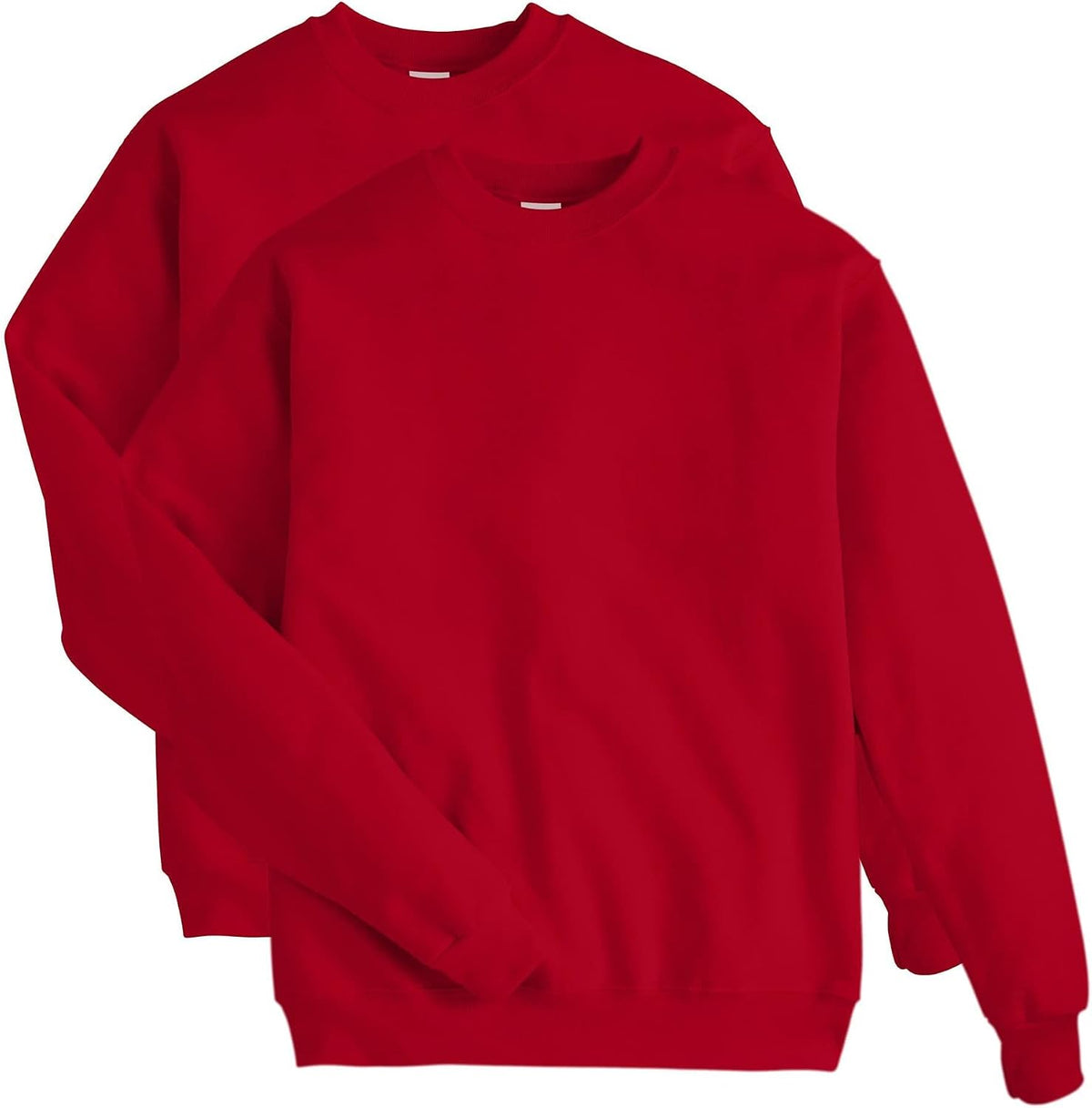 Hanes Men's Sweatshirt, EcoSmart Fleece Crewneck Sweatshirt, Big & Tall Available, 1 or 2-Pack