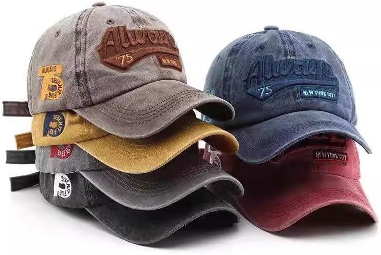 Vintage Baseball Cap New York City Retro Frayed Edge Sunhat Fashion Embroidery Summer Outdoor Cap Unisex
