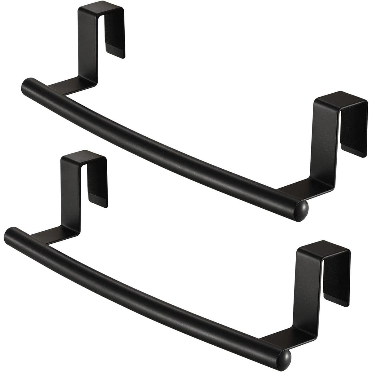 Over Door Towel Rail Set of 2 Kitchen Cabinet Towel Bar Bathroom No Drill