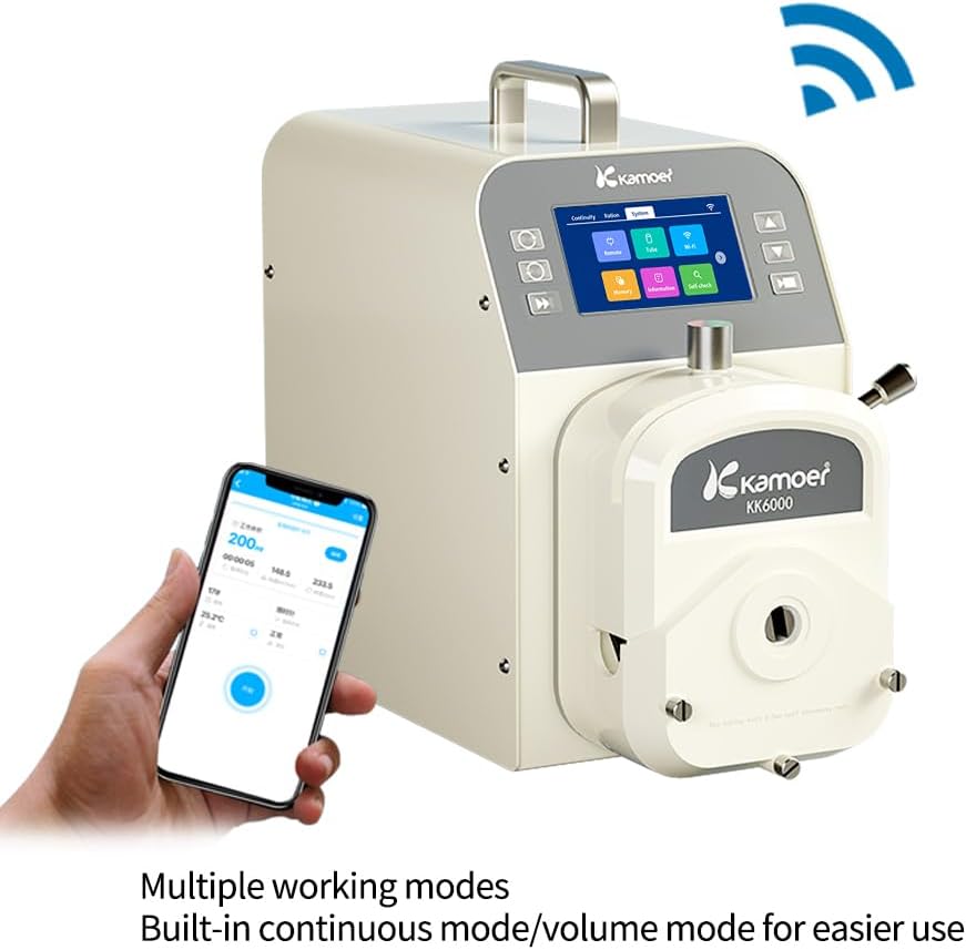 Peristaltic Pump 12L/min WiFi Variable Speed Touch Screen M5 Dosing Pump Kamoer