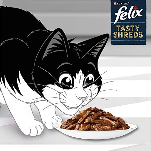 FELIX Soup Tender Strips Farm Selection Wet Cat Food 6x48g (Pack of 8)